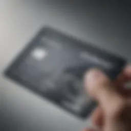 Close-up of Aadvantage Credit Card World Elite showcasing its sleek design