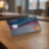 A sleek Capital One credit card on a wooden table with financial documents