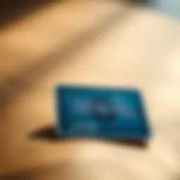 Elegant American Express credit card on a luxurious surface