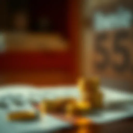 Conceptual illustration of simple interest calculation