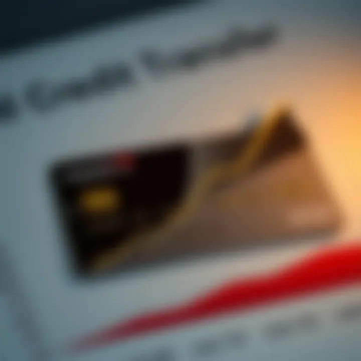 Enhancing Credit Management Through Balance Transfers Graph showing credit management improvement