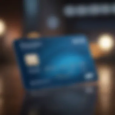 Close-up view of a Chase Sapphire credit card