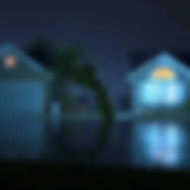 Hurricane Impact on Homes Illustration of hurricane impact on homes in Central Florida