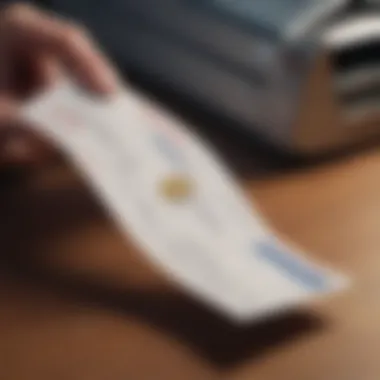 Mailing Your Payment Envelope with a credit card payment check being mailed