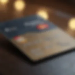 Online banking interface showcasing credit card payment options