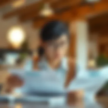 Understanding Your Insurance Policy Illustration of a student examining insurance documents