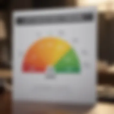 Graph showcasing the impact of credit scores on loan approval rates