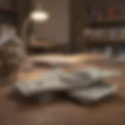 Conceptual representation of debt consolidation