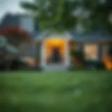 A serene home with a well-maintained lawn symbolizing stability