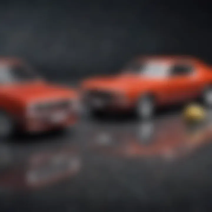 Illustration depicting various types of auto insurance coverage