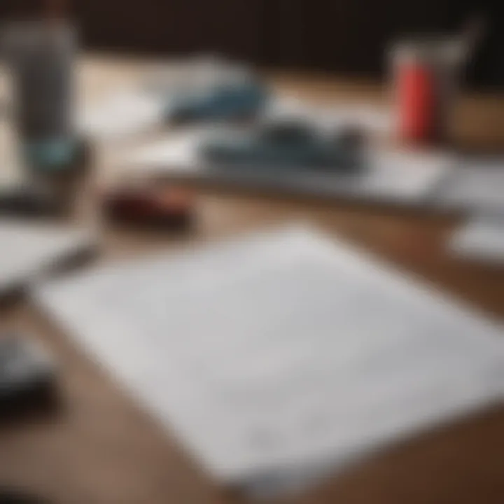 A diverse range of personal insurance documents laid out on a table