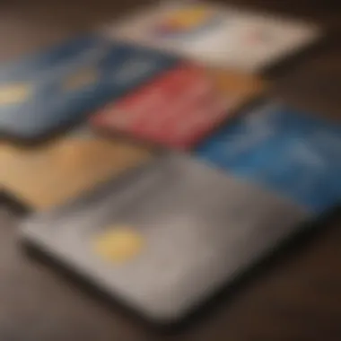 A detailed graphic illustrating various air miles credit card options