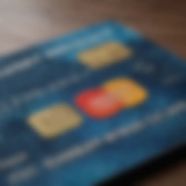 A close-up of a credit card showcasing air miles rewards