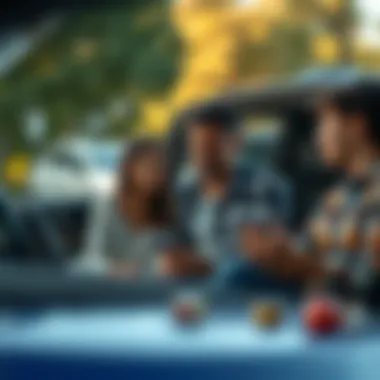 An illustrative family discussion about auto insurance options