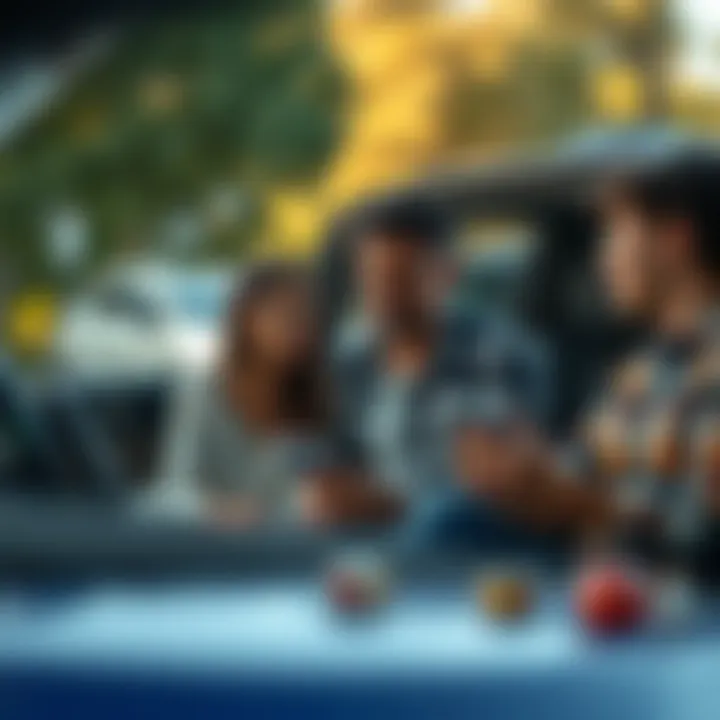 An illustrative family discussion about auto insurance options