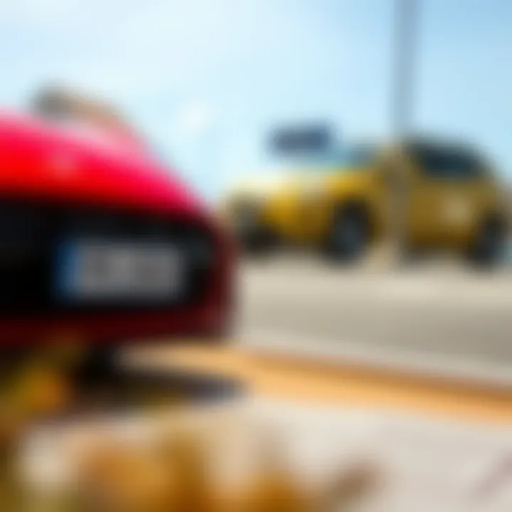 Visual comparison of different family auto insurance policies