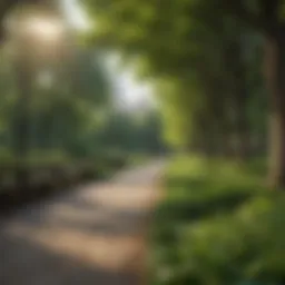 A scenic view of Central Park showcasing its greenery and tranquility