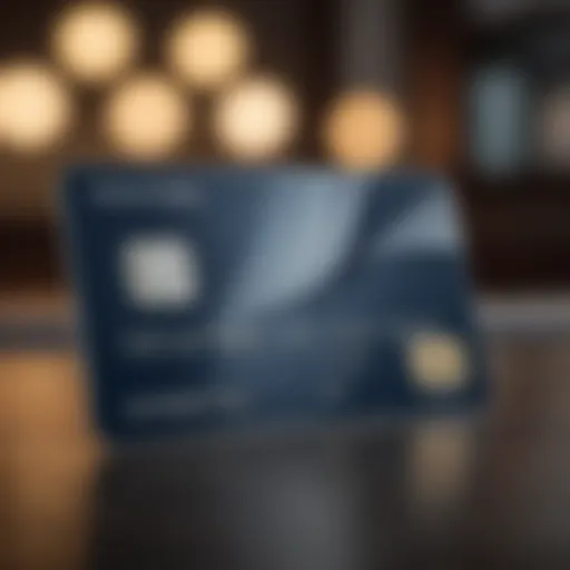 Navy Federal Platinum Card showcasing its sleek design