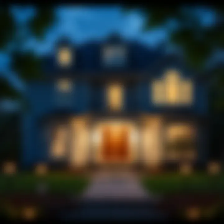 Elegant home exterior representing equity potential