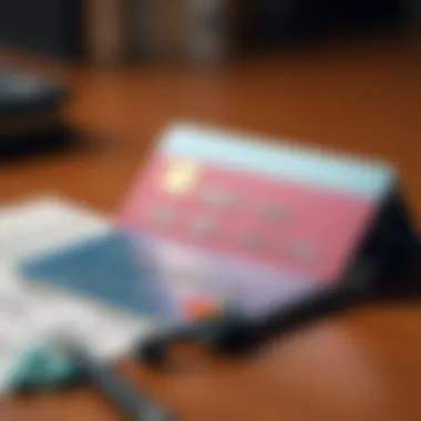 Visual representation of financial impact of credit card interest on budgets