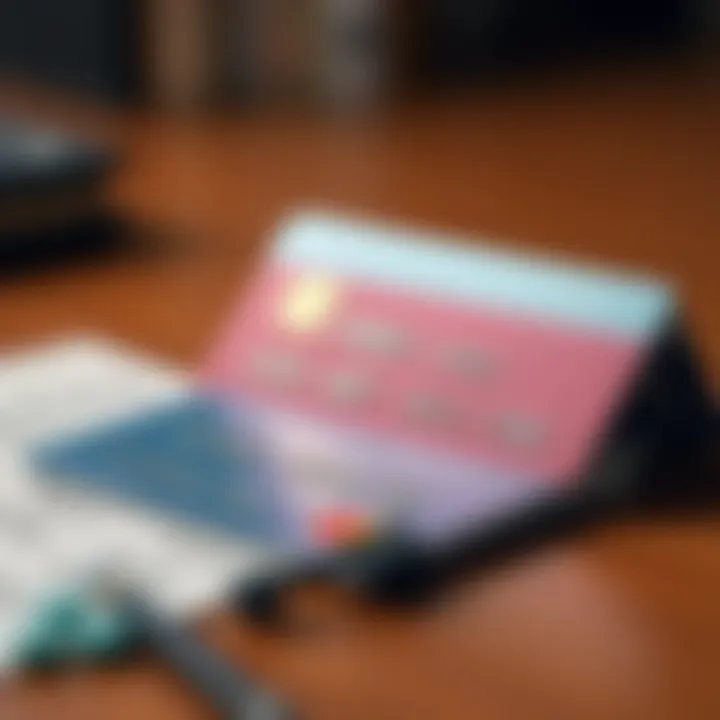 Visual representation of financial impact of credit card interest on budgets