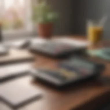 Effective Financial Management for Cardholders A serene workspace showing financial management tools like a calculator, budget planner, and a laptop.