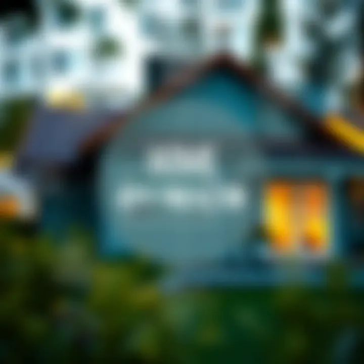 A conceptual diagram of home financing options.