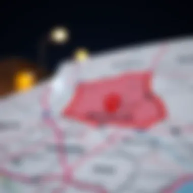 A map highlighting insurance coverage zones in Brownsville