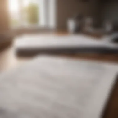 A close-up view of mortgage documents being analyzed on a desk.