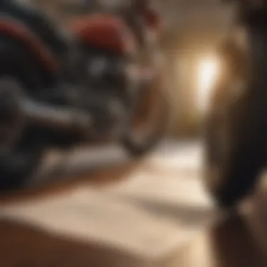 Understanding Your Motorcycle Insurance Policy Close-up of motorcycle insurance policy documents