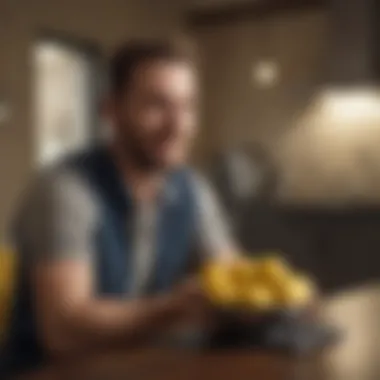 Enhanced Customer Engagement through Digital Channels A customer interacting with Lemon Insurance's online services