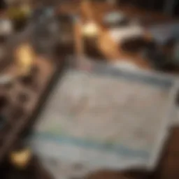 A detailed map showcasing regional living expenses