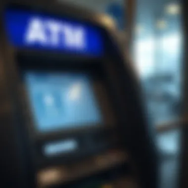Navy Federal Credit Union ATM interface showcasing cash deposit options