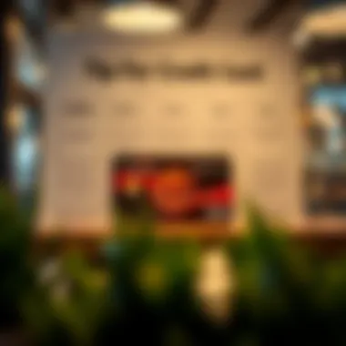 Chart highlighting important tips for applying for credit cards