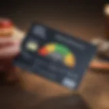 Illustration of credit score impact on card selection