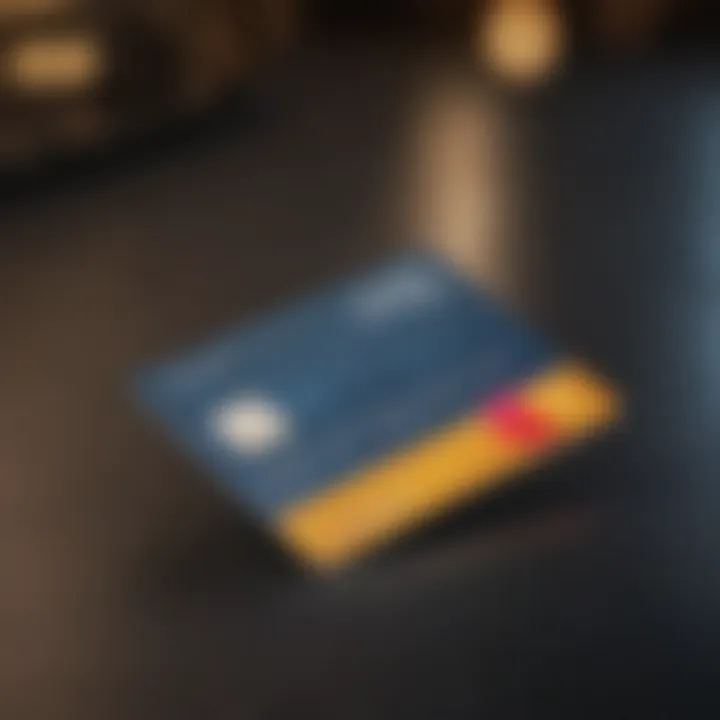 Visual representation of credit card options for individuals facing financial challenges