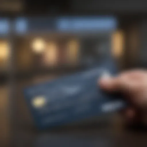 Detailed view of Navy Federal Credit Card payment number location on a statement