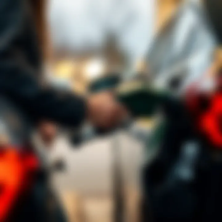 A person filling their car with fuel