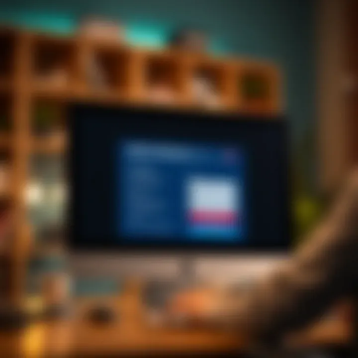 Illustration of a computer screen displaying a pre-qualification application