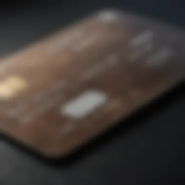 Profiles of premium credit cards showcasing their features