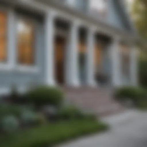 A well-maintained exterior of a rental property showcasing curb appeal