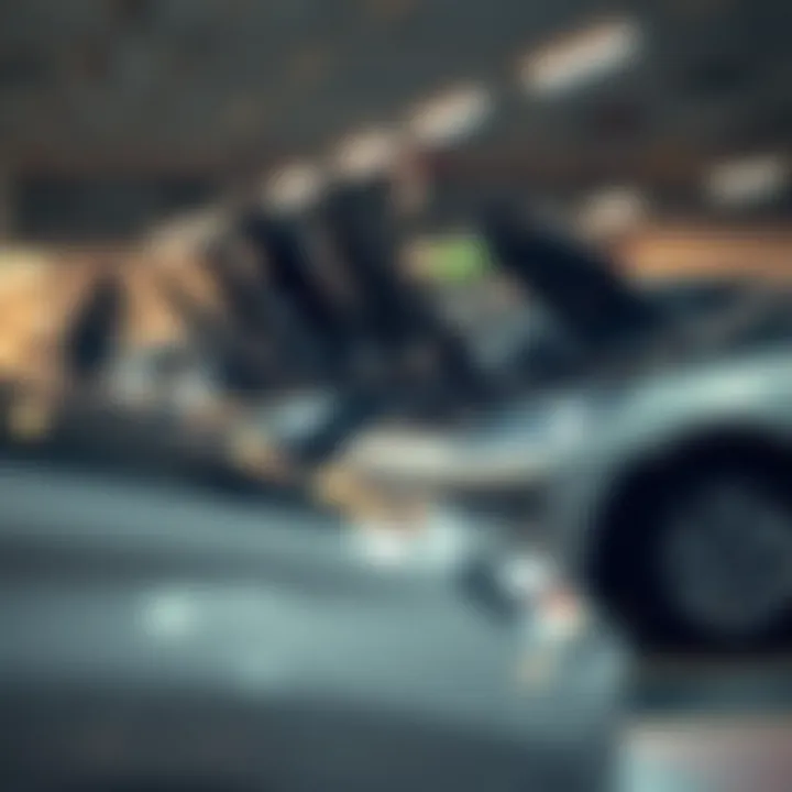 Illustration of high repair costs associated with electric vehicles