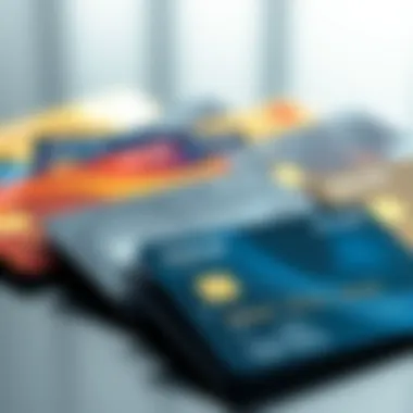 Diversity in Choice: A Range of Status Credit Cards Diverse array of status credit cards on a sleek surface