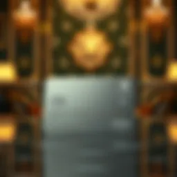 Elegant credit card displayed with a luxurious background