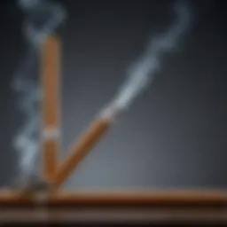 Graph illustrating the correlation between smoking status and life insurance premiums