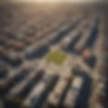 Aerial view of Salinas showcasing urban landscape and financial institutions