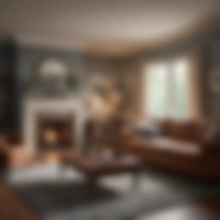 A cozy living room showcasing the importance of home coverage