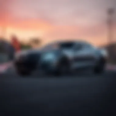 Camaro SS Performance on Track Camaro SS on a racetrack