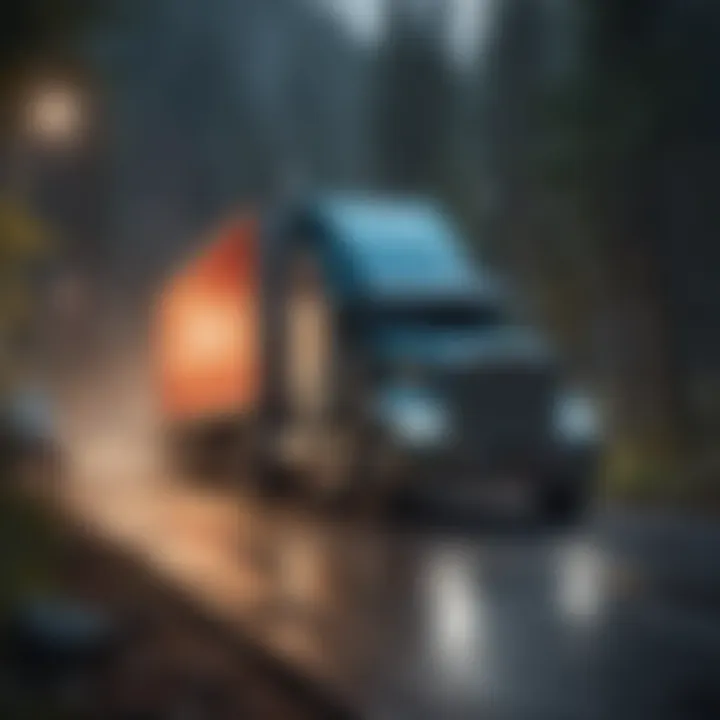 Detailed infographic on truck insurance coverage options