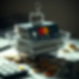 Conceptual representation of credit card debt